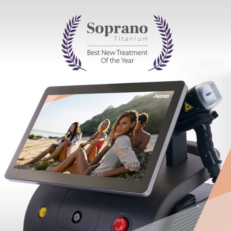 Soprano titanium laser hair removal wimbledon award winning three-wave lengths