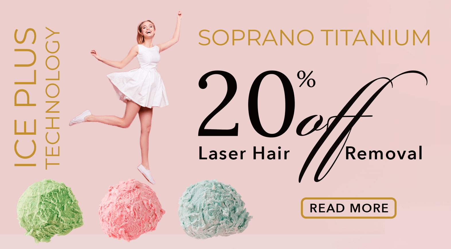20% Off Soprano Ice Titanium Laser hair removal in Wimbledon London