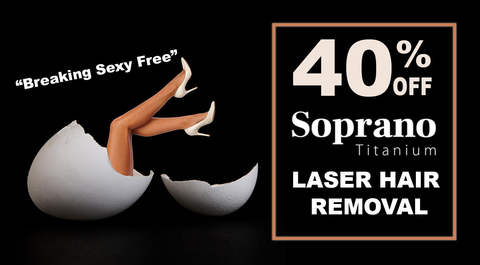 40% Off Soprano Ice Titanium Laser hair removal in Wimbledon London