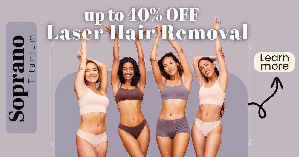 Up to 40% Off Soprano Ice Titanium Laser hair removal in Wimbledon London